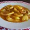 Tintenfisch mit Kartoffeln