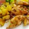 Tintenfisch auf der Grillplatte mit Olivensoße