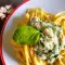 Cappellini mit Knoblauchpaste