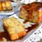 Karamell Apfelkuchen mit Löffelbiskuit