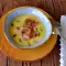 Leichte Kartoffel Cremesuppe mit Speck