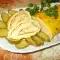 Kartoffelrolle mit Mozzarella und Schinken