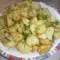 Sautierte Frühkartoffeln mit Knoblauch und Dill