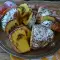Kuchen mit Halva und Walnüssen
