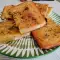 Maiskuchen mit Käse und Oliven