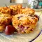Kokosmuffins mit Kirschen