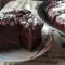 Brauner Kuchen mit Glasur