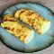 Keto Pfannkuchen mit Avocado und Schinken