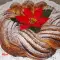 Weihnachtskranz mit Schokolade