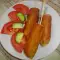Hausgemachte Korn Dogs