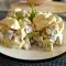 Salat mit Essiggurken und Eier
