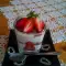 Creme mit Erdbeeren, Nutella und Mascarpone