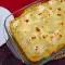 Kartoffelgratin mit Lauch und Karotten