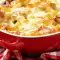 Gebackene Penne mit Pilzen, Schinken und Käse