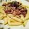 Makkaroni mit Champignons und Sahne