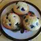 Muffins mit Heidelbeeren und Kokosflocken