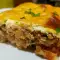 Leckeres Gemüse Moussaka mit Reis
