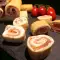 Pfannkuchenrolle mit herzhafter Lachsfüllung