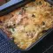 Gemüseauflauf mit Speck