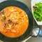 Arroz Caldoso mit Venusmuscheln, Calamari und Garnelen