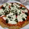 Gesunde Pizza mit Haferkleieteig