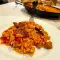 Gemüsepaella mit Edel-Reizker Pilzen