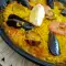 Paella Valenciana mit Meeresfrüchten