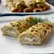 Zucchinipfannkuchen mit Frischkäse