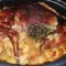 Festlich gefülltes Kaninchen auf Kartoffeln