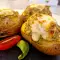 Gefüllte Kartoffeln mit Brokkoli und Cheddar