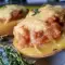 Gefüllte Kartoffeln mit Hackfleisch und Käse