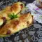 Gefüllte Zucchini mit Hackfleisch auf Griechisch