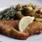 Paniertes Hackfleischschnitzel