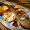 Forelle im Ofen mit Beilage