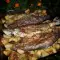 Gebackene Forelle mit Kartoffeln