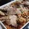 Entenfleisch mit Sauerkraut im Ofen