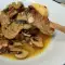 Ente mit Champignons und Weißwein