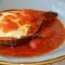 Auberginen mit Hackfleisch und Mozzarella