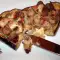 Gefüllte Aubergine mit Fleischbällchen