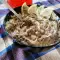 Auberginen mit Mayonnaise und Joghurt