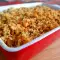 Gebackene vegane Bohnen mit Sauerkraut
