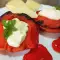 Gebackene Quitten mit Rum, Saurer Sahne und Manchego Käse