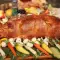 Gebackenes Weihnachtsspanferkel