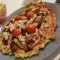 Pizza ohne Mehl mit Blumenkohlteig