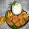 Chicken Nuggets mit fluffiger Zitronenpanade und Joghurt-Knoblauch-Soße