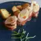 Hähnchenröllchen mit Pancetta und Karotten