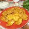 Panierte Hähnchenfilets mit Knoblauchsoße