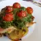 Hähnchenfilets mit Frischkäse, Spinat und Cherrytomaten