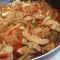 Chinesisches Hähnchen mit Nudeln und Gemüse