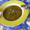 Eingedickte Spinatsuppe